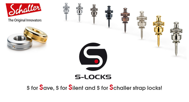 The new S-Locks. S for save, S for silent and S for Schaller strap locks!
